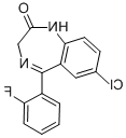 7-Chloro-5-(2-fluoro-phenyl)-1,3-dihydro-2H-1,4-benzodiazepin-2-one